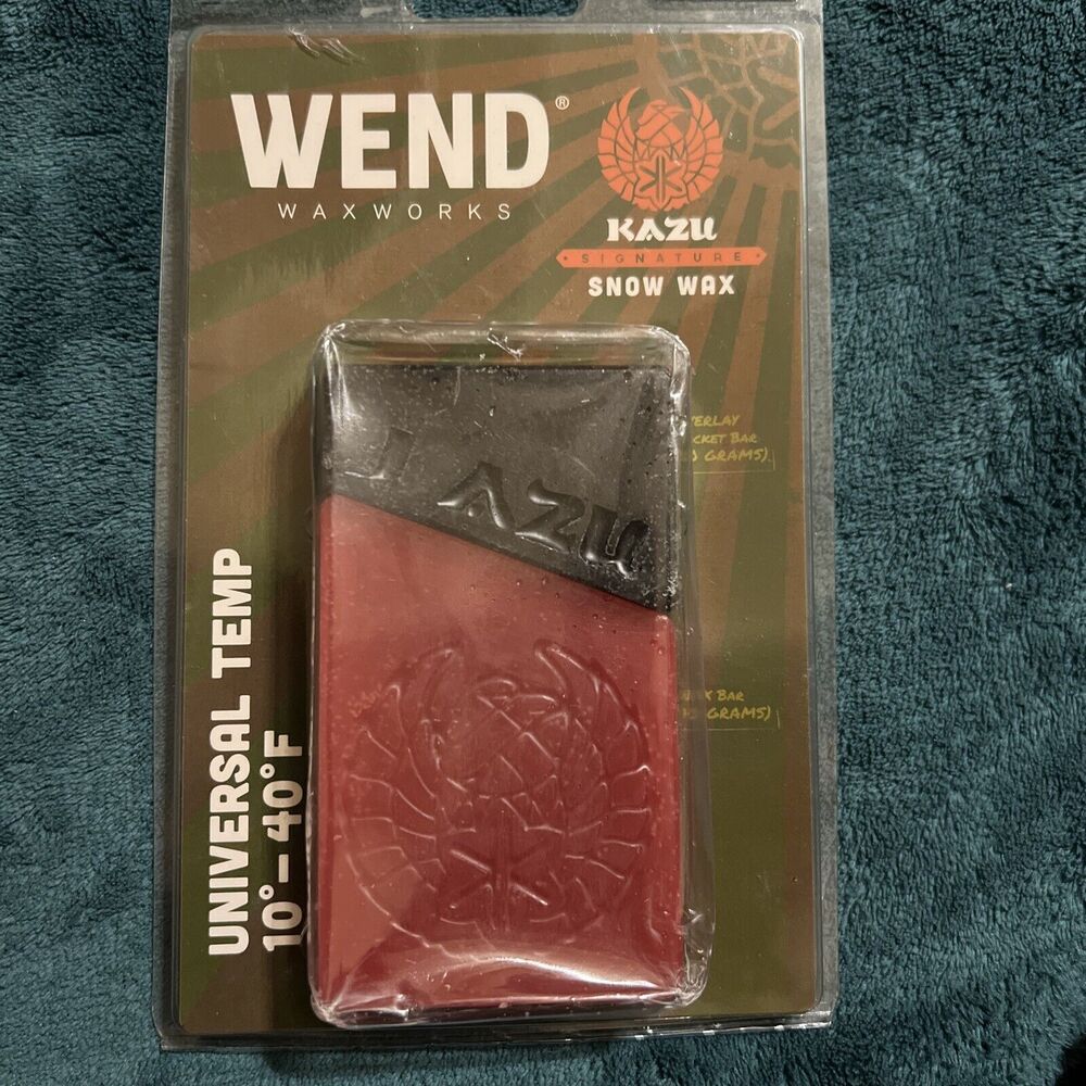 Snow Board Wax by Wend "Speed Pocket" Warm Wax , Snow Wax